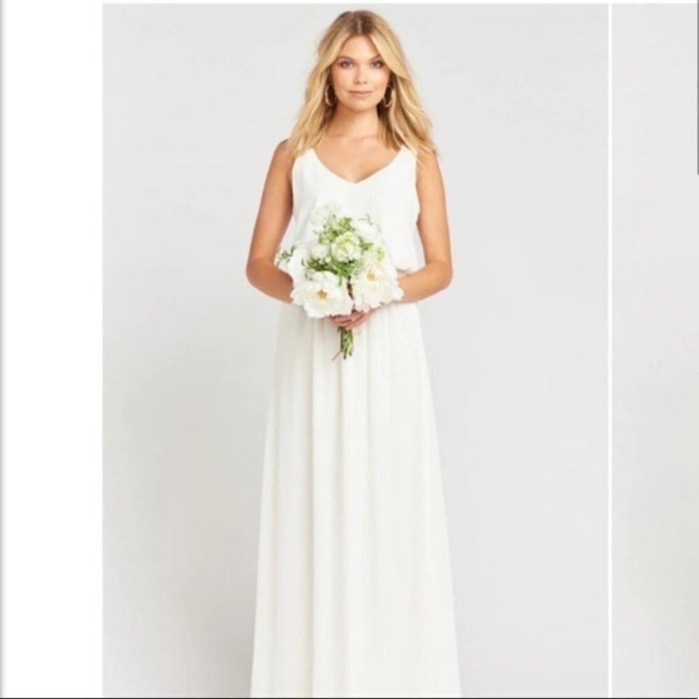 Show Me Your Mumu | Kendall Maxi Dress | no slit | Wedding Cake - Picture 3 of 7